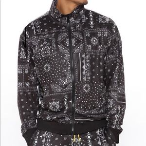 Paisley men’s track jacket